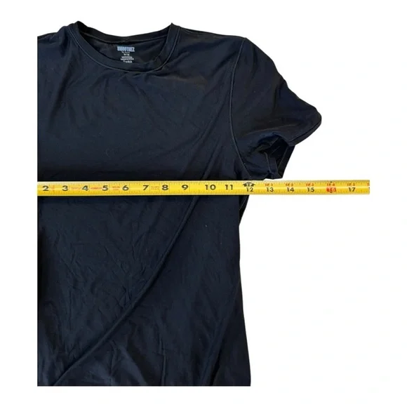 Smoothez by Aerie Black Short Sleeve Bodysuit - Picture 3 of 5